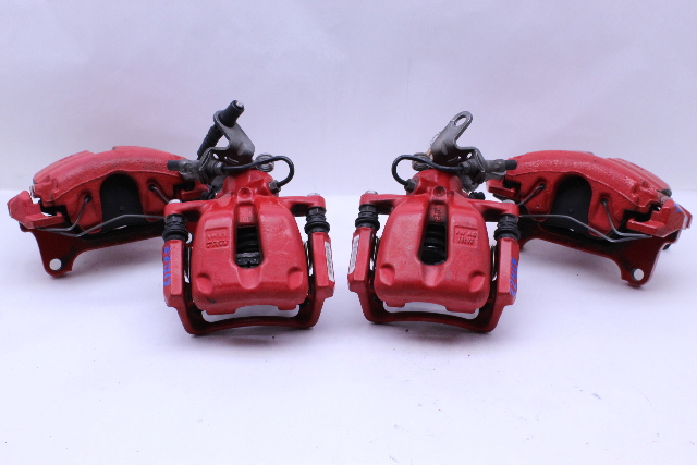 2006 2007 2008 2009 Volkswagen Gti Jetta Gli Brake Caliper Front Rear Set Red - FRONTCALIPERSET OEM