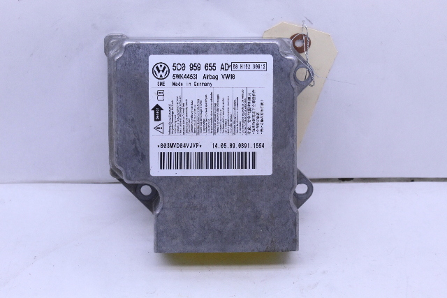 2014 Volkswagen Jetta SRS Diagnostic Bag Control Module - 5C0959655AD OEM