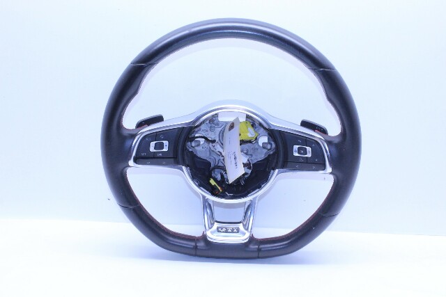 2017 Volkswagen GTI MK7 Steering Wheel Flat Bottom Paddle Shift OEM