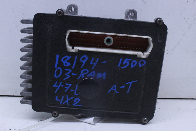 2003 Dodge Ram 1500 5.7 Transmission Control Module TCM TCU OEM