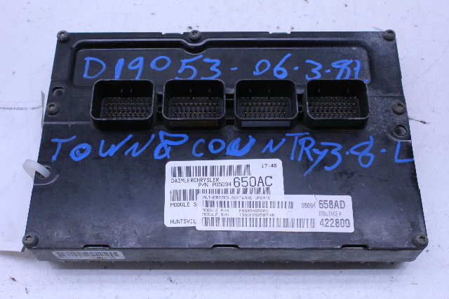 2006 Chrysler Town & Country Engine Computer Module ECU ECM DME P05094658AD OEM