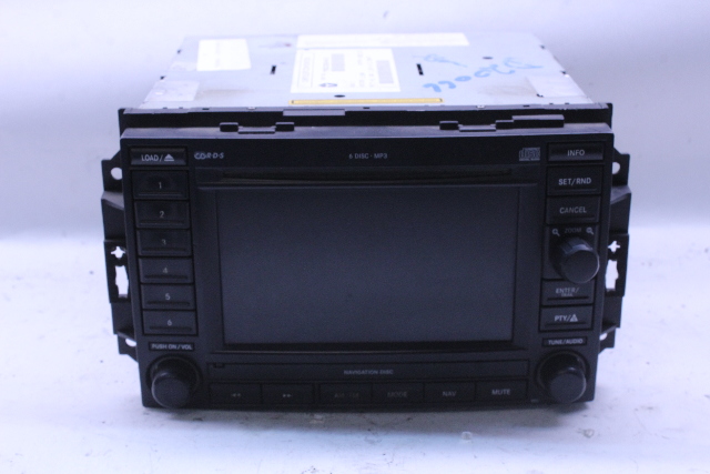 Dodge Chrysler AM FM 6 Disc MP3 Nav Navigation Head Unit 56038646AJ OEM