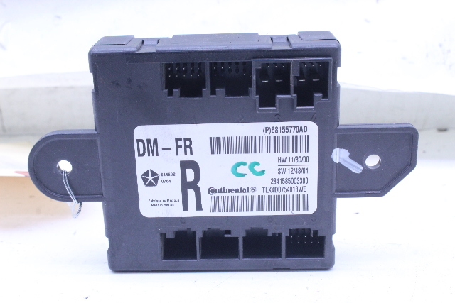 2013 Dodge Ram 1500 Right Front Door Control Module 68155770AD OEM