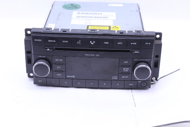 2008 Chrysler 300 Radio Stereo CD MP3 Player RES
