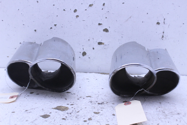 2002-2004 Porsche 911 996 Exhaust Muffler Tip X50 EP4120 Pair OEM
