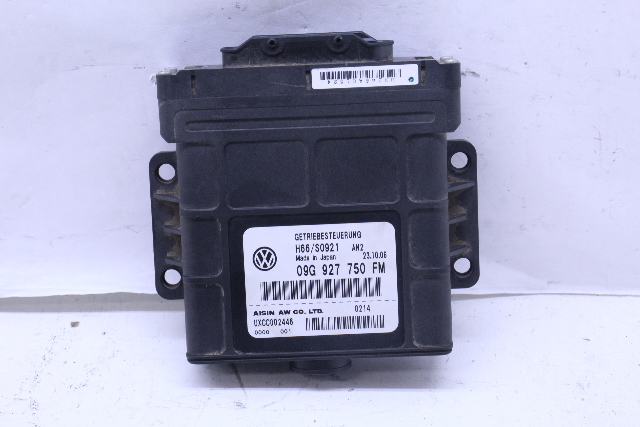 2007 Volkswagen Beetle Transmission Control Module TCU TCM 09G927750FM