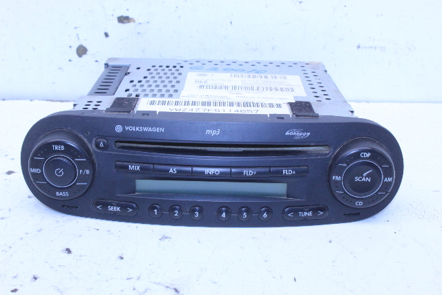 2007 Volkswagen Beetle AM FM Radio Stereo CD Tuner 1C0035196CL OEM