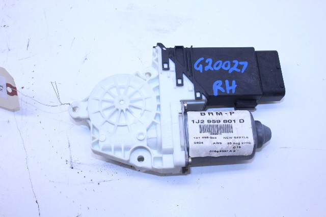 1998-2001 Volkswagen Beetle Power Window Motor Front Right 1J2959801D Stock#G20027 OEM