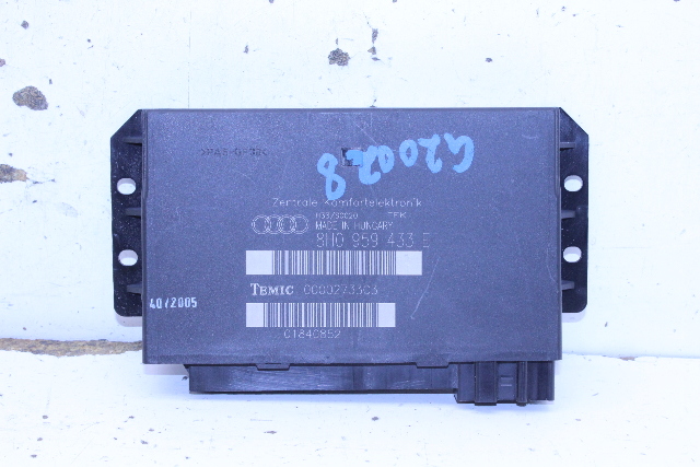 2005 2006 2007 Audi A4 Convertible Comfort Control Control Module 8H0959433E OEM