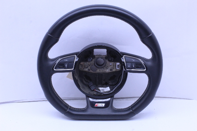 2013 2014 2015 2016 Audi A4 S4 B8 Steering Wheel Flat Bottom 8K0419091CG OEM