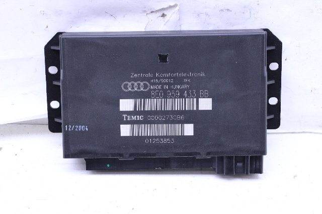 Audi A4 S4 Theft Locking Comfort Control Module CCM 8E0959433BB OEM