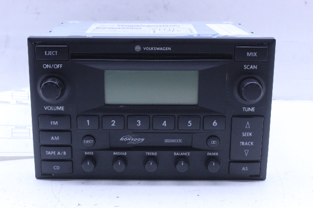 Volkswagen Golf GTI Jetta Passat AM FM Radio Tuner CD Cassette Player 1JM035157P OEM