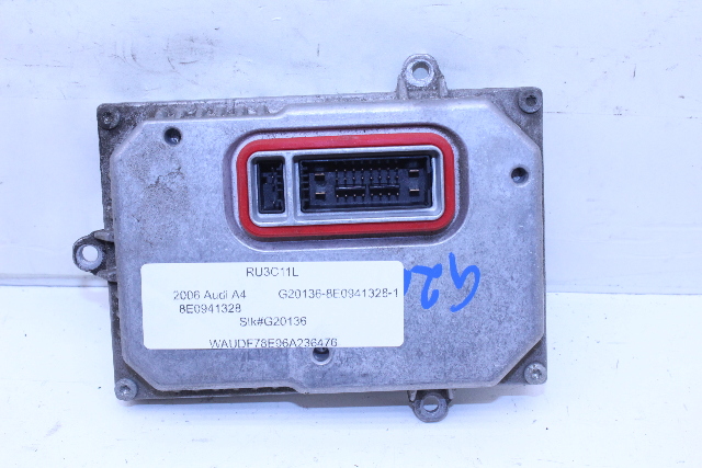 2006 2007 2008 Audi A4 Xenon HID Headlight Control Ballast Module 8E0941329 OEM