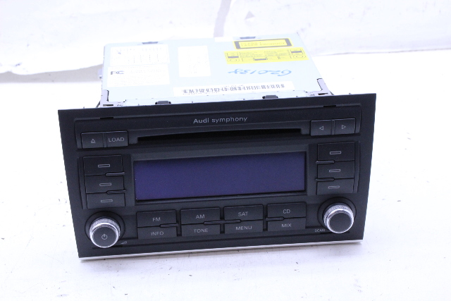 2006 2007 2008 Audi A4 AM FM Symphony Radio Receiver Head Unit 8E0035195AC OEM