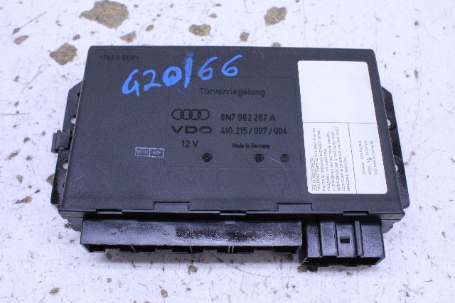 2001 Audi TT Central Lock Comfort Control CCM Anti Theft Module OEM