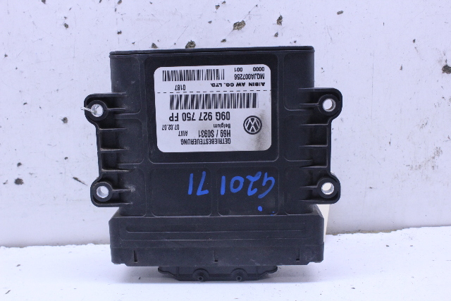2007 Volkswagen Passat 2.0 Transmission Control Module TCU TCM 09G927750FP