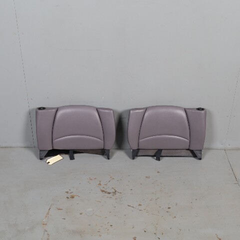 1995-1998 Porsche 911 993 Coupe Rear Seat Backrest Pair Grey OEM