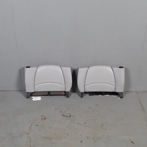 1995-1998 Porsche 911 993 Coupe Rear Seat Backrest Pair Marble Grey OEM