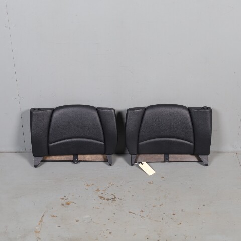 1995-1998 Porsche 911 993 Coupe Rear Seat Backrest Pair Black OEM