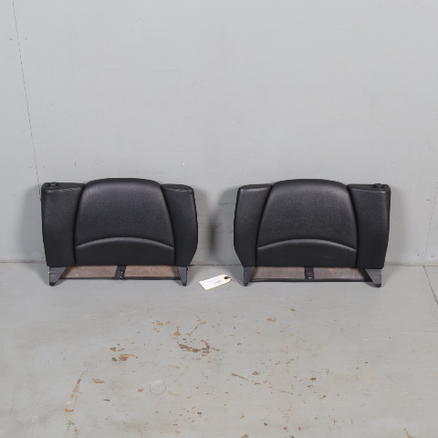 1995-1998 Porsche 911 993 Coupe Rear Seat Backrest Pair Black OEM