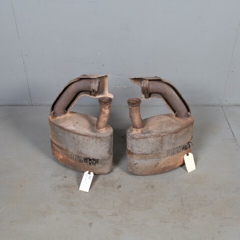 1995-1998 Porsche 911 993 Exhaust Muffler Right Left Pair With Bypass OEM