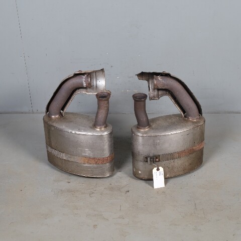 1995-1998 Porsche 911 993 Exhaust Muffler Right Left Pair With Bypass OEM