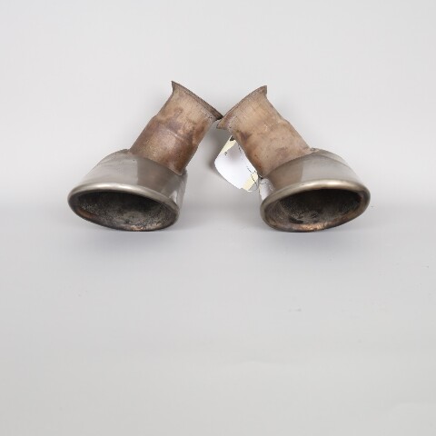 1999-2001 Porsche 911 996 3.4 Exhaust Muffler Tip Pair Set OEM 99611125155