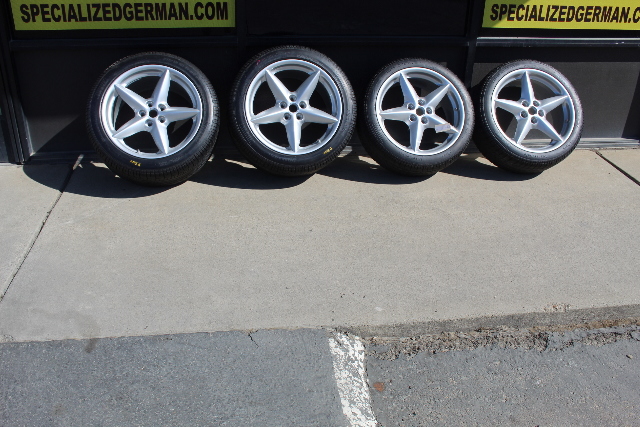 Ferrari 360 Modena Wheels Front Rear Set of 4 with Tires OEM
