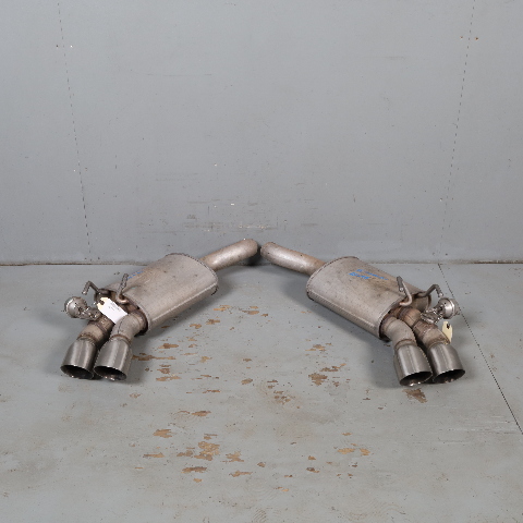 2013-2015 Chevrolet Camaro SS Valved Sport Exhaust Muffler Set Pair OEM 23259292