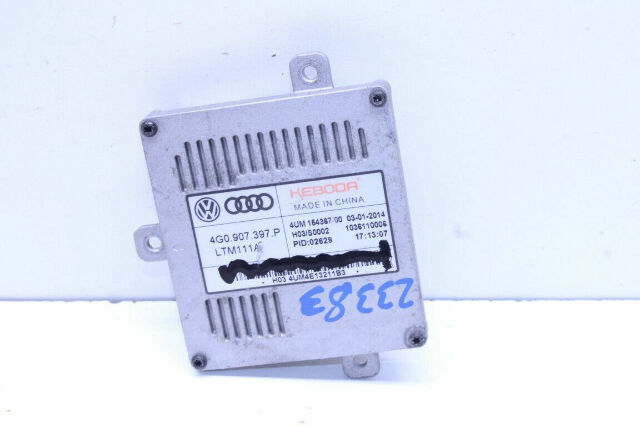 2014 Audi A6 LED Headlight Ballast Control Module 4G0907397P OEM