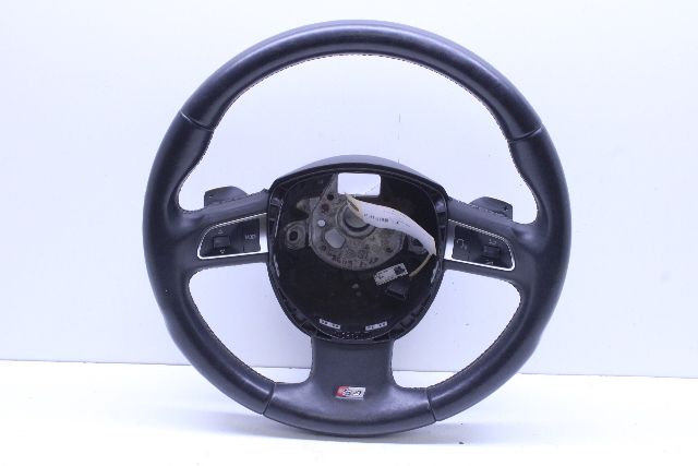 2010-2012 Audi S4 Steering Wheel 3 Spoke Paddle Shift - 8K0419091BF OEM