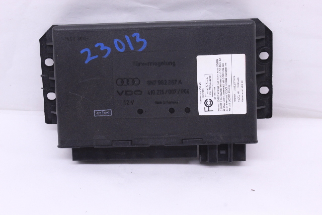 2001 Audi TT Central Lock Comfort Control CCM Anti Theft Module OEM
