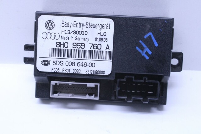 2003-2008 Audi A4 Cabriolet Seat Control Module OEM