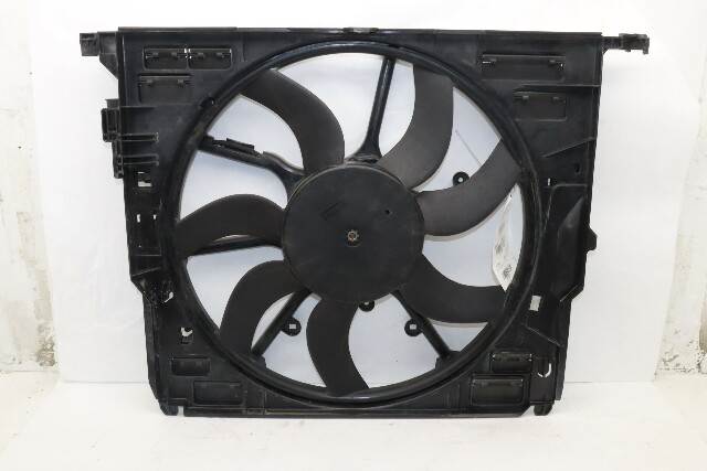 2011 2012 BMW 528i Radiator Fan with Shroud OEM