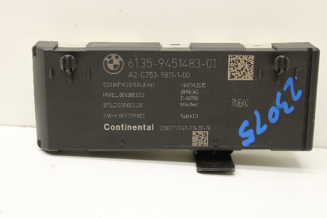 2020 BMW X2 Tailgate Trunk Lid Lift Gate Control Module - 61359451483 OEM