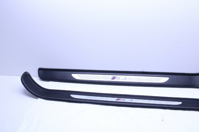 2008-2013 BMW M3 Door Sill Plate Molding Right Left Pair OEM