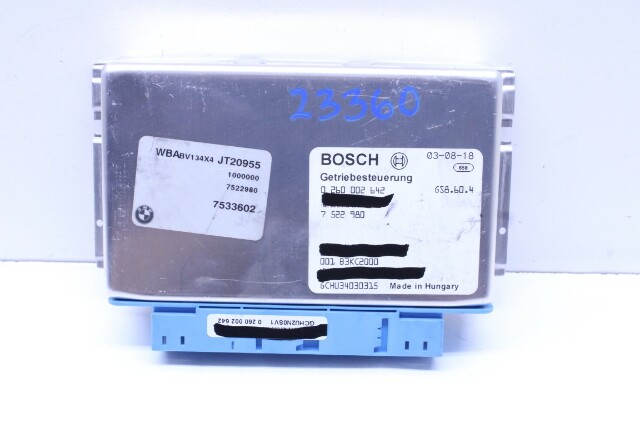 2002-2004 BMW 325i Transmission Control Module TCM TCU 24607533602 OEM