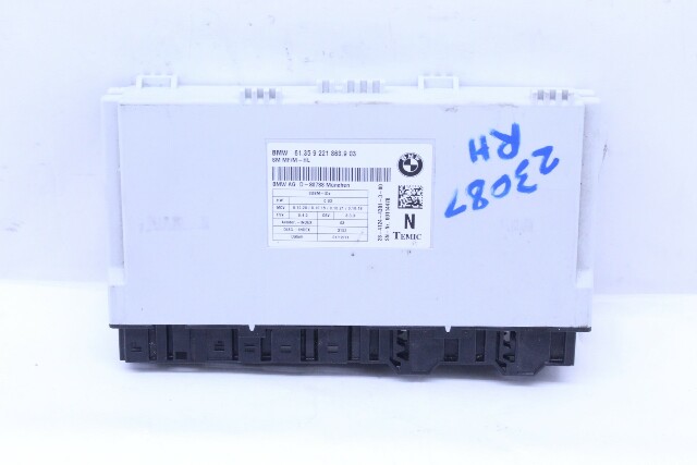2011-2013 BMW X5 X6 Front Seat Control Module OEM