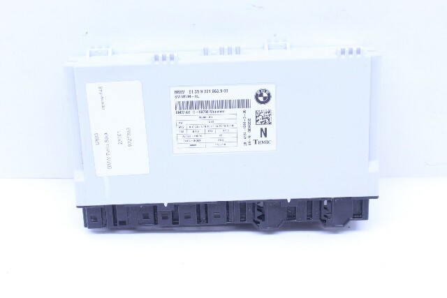 2011-2013 BMW X5 X6 Front Seat Control Module OEM
