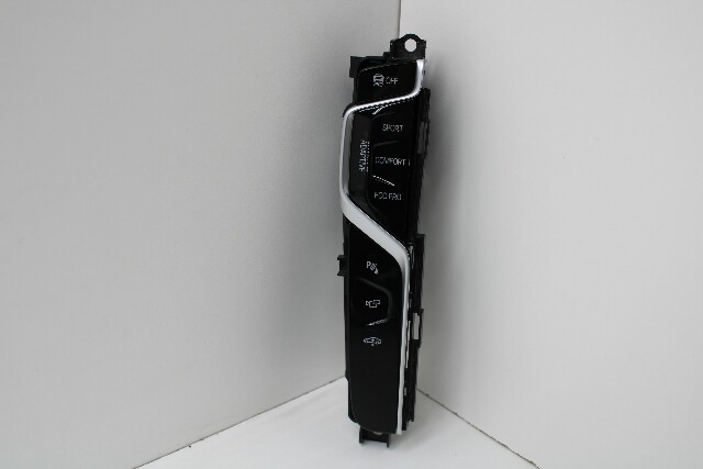 2019 BMW M760i G12 Console Suspension Ride Control Traction Parking Switch - 61316993901 OEM