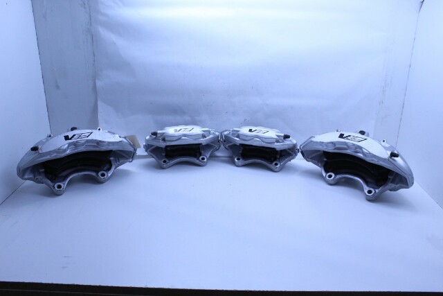 2009-2015 Cadillac CTS-V Brake Caliper Set Brembo Silver Front Rear Left Right OEM