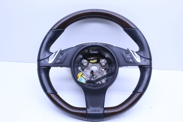 2012-2016 Porsche 911 991 Boxster Cayman PDK Steering Wheel Mahogany OEM