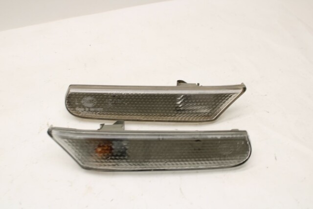 1997-2004 Porsche 911 Boxster Marker Signal Light Lamp Clear Set OEM