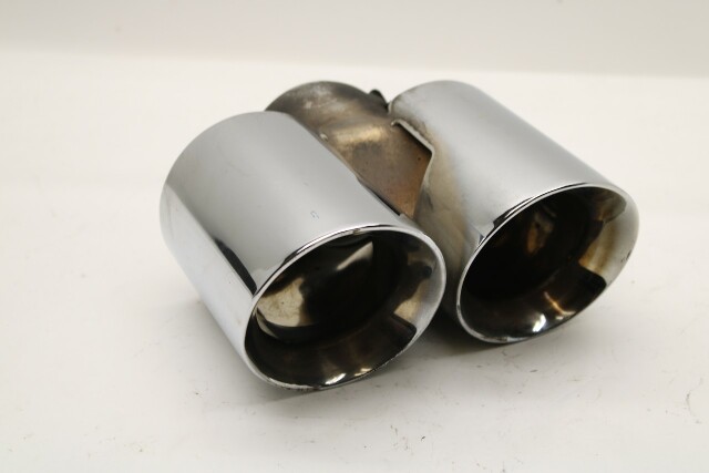 2005-2012 Porsche Boxster Cayman 987 Exhaust Muffler Tip Pipe Dual Outlet OEM