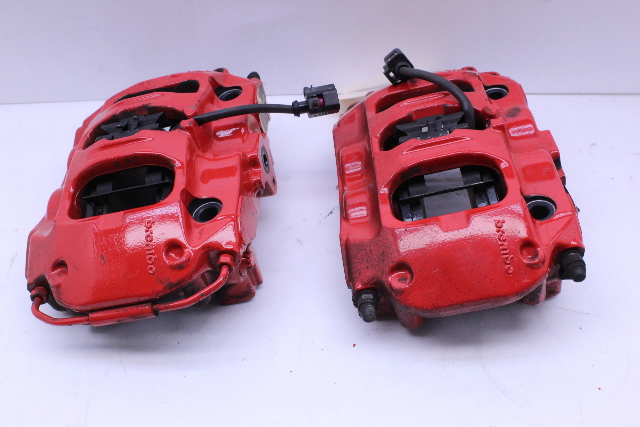 2010-2016 Porsche Panamera Gts Rear Brake Caliper Right Left Pair Set Brembo - 97035242322 OEM