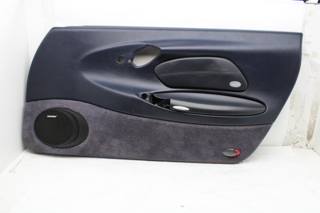 1999-2004 Porsche 911 996 Right Door Panel Leatherette Blue OEM