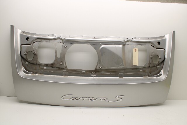 2009-2012 Porsche 911 997.2 Engine Lid Bare Arctic Silver OEM