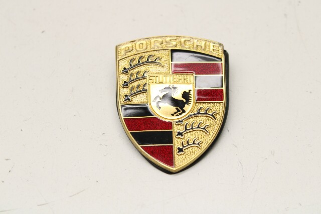 Porsche 911 996 Boxster Cayman Cayenne Hood Crest Emblem Badge OEM