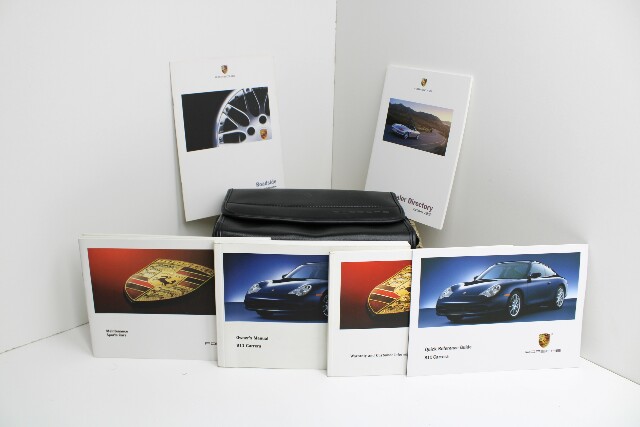 2003 Porsche 911 996 Owners Manual and Case OEM