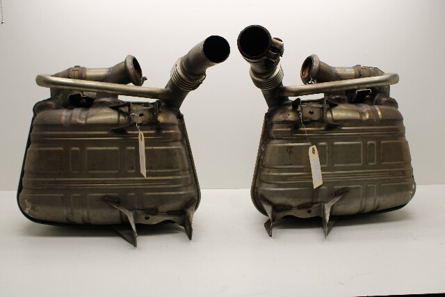 1999-2001 Porsche 911 996 Muffler Eisenmann Sport EXhaust Pair OEM